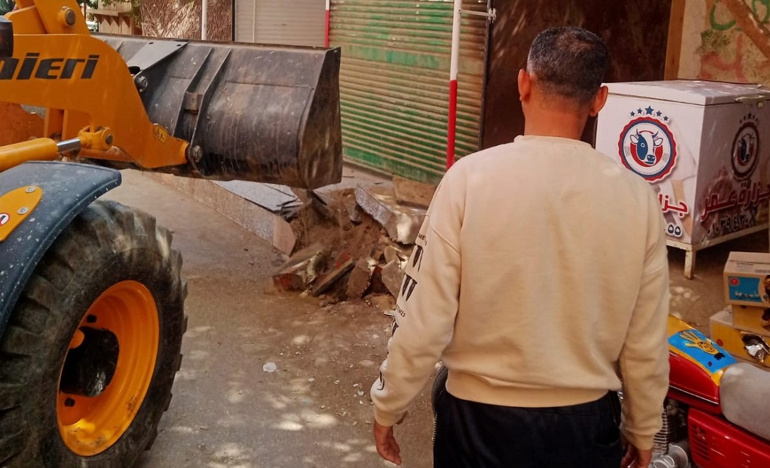 رفع وإزالة للإشغالات لتسهيل الحركة المرورية